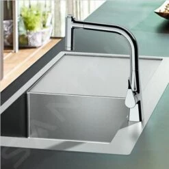 Hansgrohe Abwäschen - Einbauspülbecken S717-F450, Edelstahl 43307800 -Hansgrohe Store 02e4e7ee207237c3ea046d40