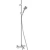 Hansgrohe Vernis Blend - Duschset Showerpipe 200 Mit Wannenthermostat, EcoSmart, Verchromt 26079000