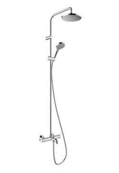 Hansgrohe Vernis Blend - Duschset Showerpipe 200 Mit Wannenthermostat, EcoSmart, Verchromt 26079000