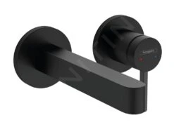 Hansgrohe Finoris - Waschtisch Einhebelmischer-Unterputz, 2-Loch Installation, EcoSmart, Schwarz Matt 76051670