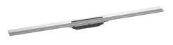 Hansgrohe RainDrain Flex - Duschrinne 1000 Mit Edelstahlrost, Kürzbar, Freie Montage, Edelstahl Gebürstet 56046800