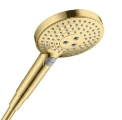 Hansgrohe Raindance Select S - Duschkopf 120, 3 Strahlen, EcoSmart, Gold Poliert 26531990