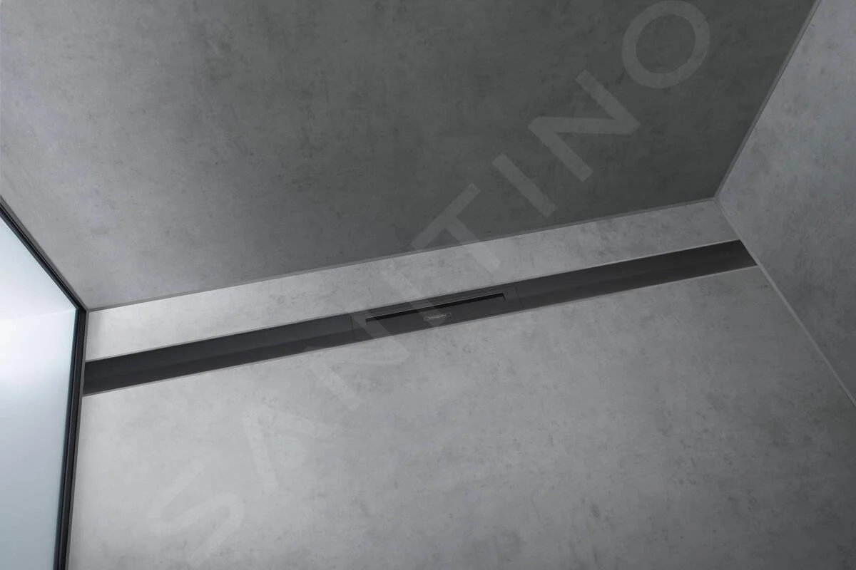 Hansgrohe RainDrain Flex - Duschrinne 1200 Mit Edelstahlrost, Kürzbar, Freie Montage, Schwarz Matt 56047670 5 Hansgrohe RainDrain Flex - Duschrinne 1200 Mit Edelstahlrost, Kürzbar, Freie Montage, Schwarz Matt 56047670 – Bild 5