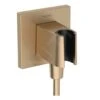 Hansgrohe Fixfit - Wandanschlussbogen Mit Brausehalter, Bronze Gebürstet 26889140