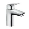 Hansgrohe Logis - Waschtisch Einhebelmischer 100 Mit Ablaufgarnitur Push-Open, Verchromt 71107000