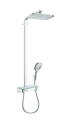 Hansgrohe Raindance Select E - Duschsäule Showerpipe 360 Mit Thermostatbatterie ShowerTablet Select 300, Verchromt 27288000