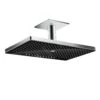 Hansgrohe Rainmaker Select - Kopfbrause 460, Ausladung 100 Mm, 3 Strahlen, Schwarz / Verchromt 24006600