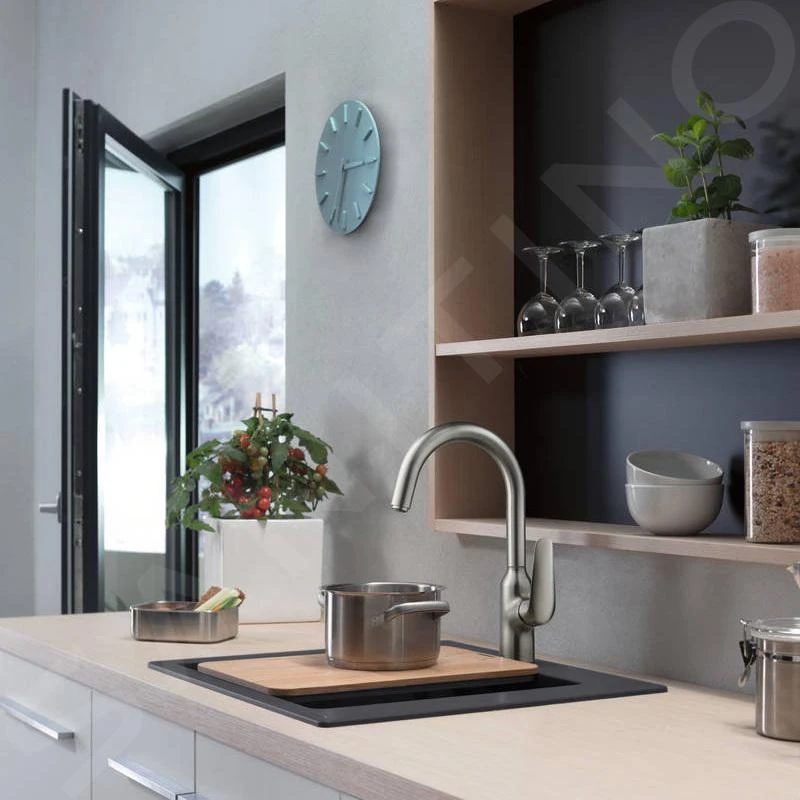 Hansgrohe Abwäschen - Granit-Einbauspülbecken S510-F450, Graphitschwarz 43312170 5 Hansgrohe Abwäschen - Granit-Einbauspülbecken S510-F450, Graphitschwarz 43312170 – Bild 5