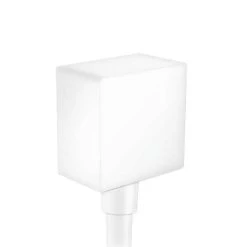Hansgrohe Fixfit - Wandanschluss Square Mit Rückflussverhinderer, Weißmatt 26455700