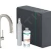 Hansgrohe Aqittura M91 - Spültischarmatur Mit Ausziehbarem Auslauf, SodaSystem, SBox, Edelstahl 76806800