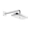 Hansgrohe Raindance Select E - Kopfbrause 300 2jet, Ausladung 390 Mm, EcoSmart, Weiß / Verchromt 26609400