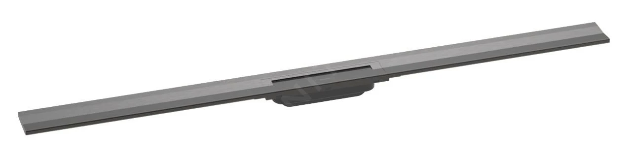 Hansgrohe RainDrain Flex - Duschrinne 1200 Mit Edelstahlrost, Kürzbar, Zur Wandmontage, Schwarz Verchromt Gebürstet 56054340 1 Hansgrohe RainDrain Flex - Duschrinne 1200 Mit Edelstahlrost, Kürzbar, Zur Wandmontage, Schwarz Verchromt Gebürstet 56054340