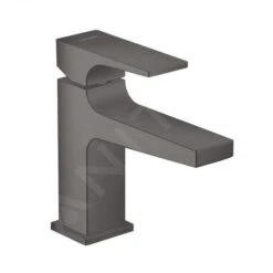 Hansgrohe Metropol - Waschtischarmatur Mit Ablaufgarnitur Push-Open, Schwarz Chrom Gebürstet 32500340