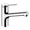 Hansgrohe Zesis M33 - Spültischarmatur 150, Mit Ausziehbarer Brause, Chrom 74800000
