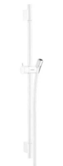 Hansgrohe Unica'S - Duschstange 650 Mm, Mit Duschschlauch, Weißmatt 28632700