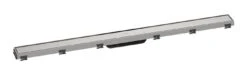 Hansgrohe RainDrain Match - Duschrinne 1000 Mit Edelstahlrost, Mit Höhenverstellbarem Rahmen, Edelstahl Gebürstet 56041800