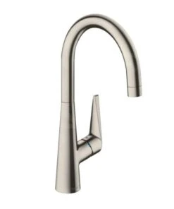 Hansgrohe Talis M51 - Spültisch Einhebelmischer 260 Mit Schwenkbarem Auslauf, Edelstahl 72810800