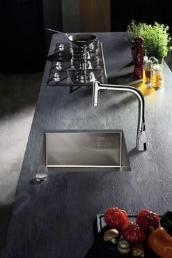 Hansgrohe Abwäschen - Unterbauspülbecken S719-U400, Edelstahl 43425800 8 Hansgrohe Abwäschen - Unterbauspülbecken S719-U400, Edelstahl 43425800 -Hansgrohe Store 563371af083b31420c0df4e5