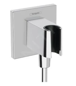 Hansgrohe Fixfit - Wandanschlussbogen Mit Brausehalter, Verchromt 26889000