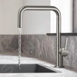 Hansgrohe M54 - Spültischarmatur Talis, Edelstahl 72806800 -Hansgrohe Store 58291c1384fb65c1ec12b7d6