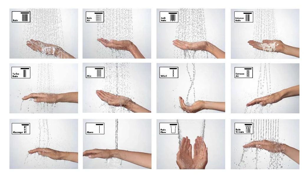 Hansgrohe Rainmaker Select - Kopfbrause 460, Ausladung 460 Mm, 2 Strahlen, Schwarz / Verchromt 24005600 4 Hansgrohe Rainmaker Select - Kopfbrause 460, Ausladung 460 Mm, 2 Strahlen, Schwarz / Verchromt 24005600 – Bild 4