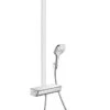 Hansgrohe Raindance Select E - Duschsäule Showerpipe 300 Mit Thermostatbatterie, EcoSmart 9 L/min, 2 Strahlen, Verchromt 27282000