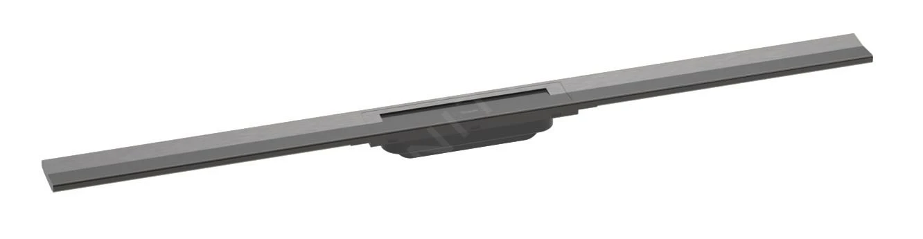 Hansgrohe RainDrain Flex - Duschrinne 1000 Mit Edelstahlrost, Kürzbar, Freie Montage, Schwarz Verchromt Gebürstet 56046340 1 Hansgrohe RainDrain Flex - Duschrinne 1000 Mit Edelstahlrost, Kürzbar, Freie Montage, Schwarz Verchromt Gebürstet 56046340