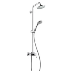 Hansgrohe Croma 160 - Brausegarnitur Showerpipe Mit Einhebelmischer, Chrom 27154000