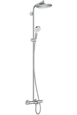 Hansgrohe Crometta - Thermostat-Badewannenarmatur Showerpipe S 240, Chrom 27320000
