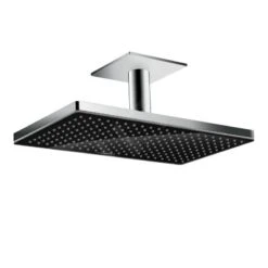 Hansgrohe Rainmaker Select - Kopfbrause 460, Ausladung 100 Mm, Schwarz / Verchromt 24002600
