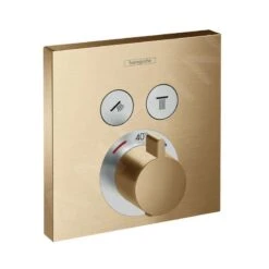 Hansgrohe Shower Select - Thermostatarmatur - Unterputz Für 2 Verbraucher, Bronze Gebürstet 15763140