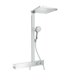 Hansgrohe Raindance E - Duschsäule Showerpipe 300 Mit Thermostatbatterie 600, EcoSmart 9 L/min, Verchromt 27364000