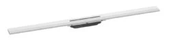 Hansgrohe RainDrain Flex - Duschrinne 1200 Mit Edelstahlrost, Kürzbar, Freie Montage, Weiß Matt 56047700