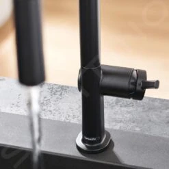 Hansgrohe M54 - Spültischarmatur Talis Mit Ausziehbarer Brause, SBox, Schwarz Matt 72803670 -Hansgrohe Store 8e5fff28054f9d81d30b5daa 1