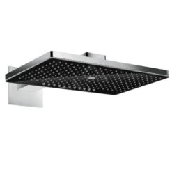 Hansgrohe Rainmaker Select - Kopfbrause 460, Ausladung 460 Mm, 3 Strahlen, Schwarz / Verchromt 24007600