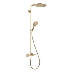 Hansgrohe Raindance Select S - Duschsäule Showerpipe Mit Thermostatbatterie, 1jet, Bronze Gebürstet 27633140