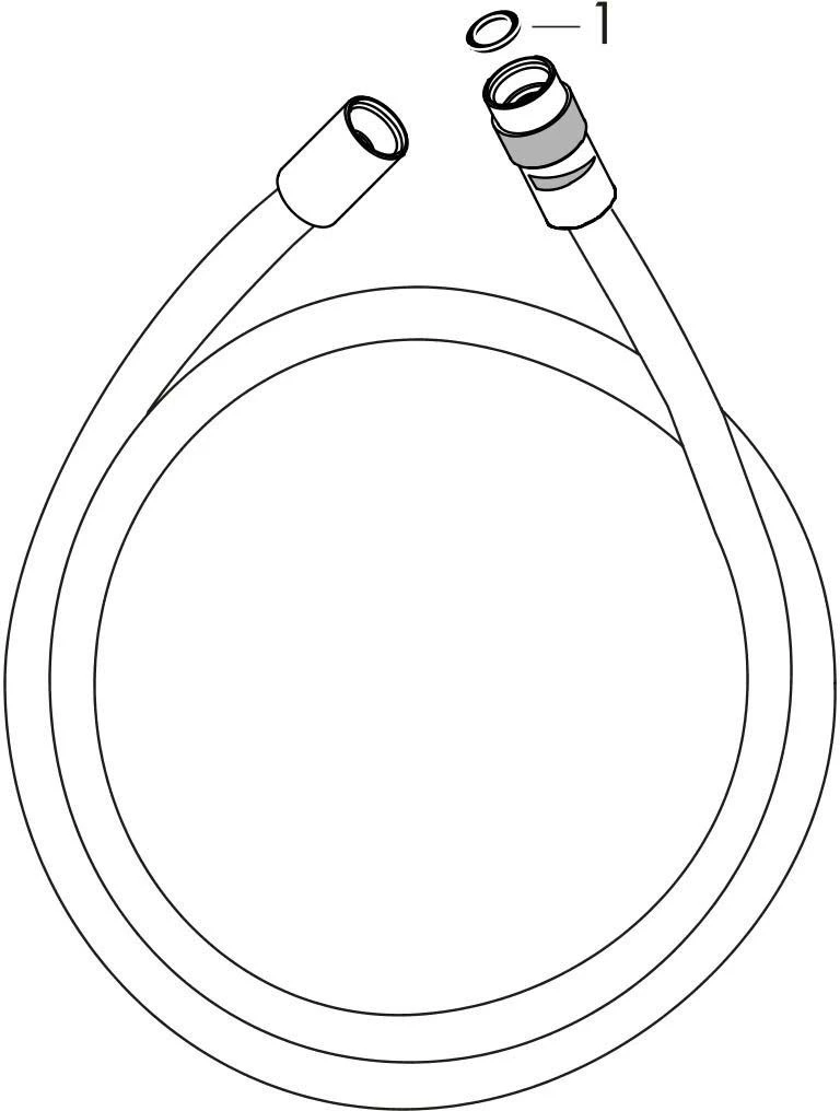 Hansgrohe Axor ShowerSolutions Brauseschlauch 28128000 Chrom, Länge 1,60m, Mit Volumenkontrolle 3 Hansgrohe Axor ShowerSolutions Brauseschlauch 28128000 Chrom, Länge 1,60m, Mit Volumenkontrolle – Bild 3