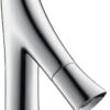 Hansgrohe Axor Starck Organic Waschtischarmatur 12011000 2 Griff Armatur 80, Chrom, Ohne Ablaufgarnitur