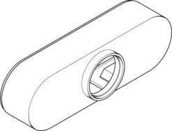 Hansgrohe Hans Grohe Wannen- Und Brausenmischer Aufputz Axor Abdeckhaube Weiss