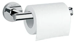 Hansgrohe Logis Universal Papierhalter 41726000 Messing, Ohne Deckel, Chrom