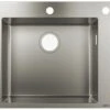 Hansgrohe S712-F450 Einbauspüle 43305800 Edelstahl, 1 Hauptbecken, Hahnloch/Loch Vorgebohrt