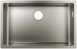 Hansgrohe S719-U660 Unterbauspüle 43428800 Edelstahl, 1 Hauptbecken