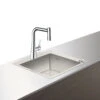 Hansgrohe Select C71-F450-01 Spülencombi 43207000 Chrom, Mit SBox, 1 Hauptbecken