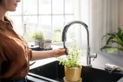 Hansgrohe Aqittura M91 - Spültischarmatur Mit Ausziehbarem Auslauf Und Mit Filterfunktion, SBox, Verchromt 76826000 -Hansgrohe Store a86fc693ee1f6614a3807a5c 1