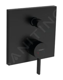 Hansgrohe Finoris - Badewannenarmatur- Unterputz, Für 2 Verbraucher, Schwarz Matt 76416670