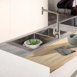 Hansgrohe Abwäschen - Einbauspülbecken S711-F655, Edelstahl 43309800 6 Hansgrohe Abwäschen - Einbauspülbecken S711-F655, Edelstahl 43309800 -Hansgrohe Store ae418e099bda97b4114cb313