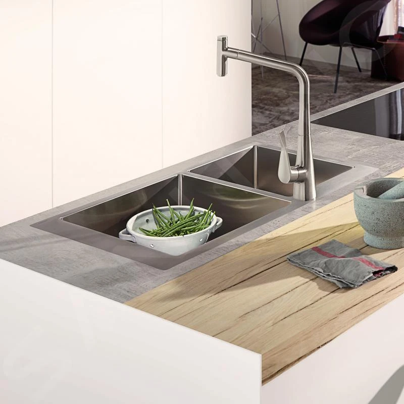 Hansgrohe Abwäschen - Einbauspülbecken S711-F655, Edelstahl 43309800 3 Hansgrohe Abwäschen - Einbauspülbecken S711-F655, Edelstahl 43309800 – Bild 3