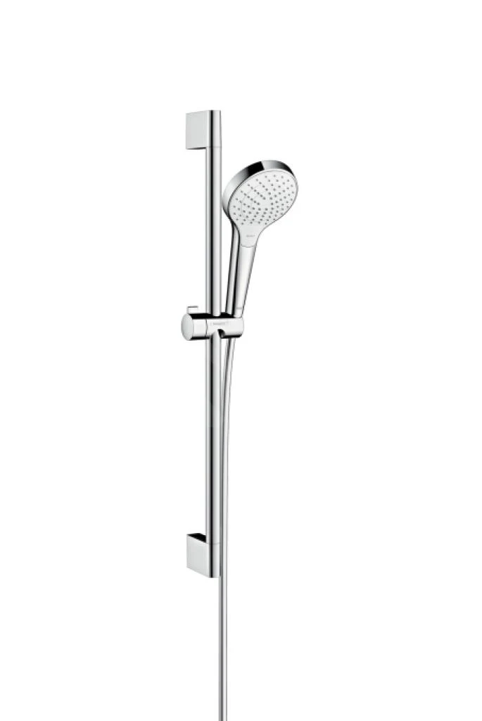 Hansgrohe Croma Select S - Brausegarnitur Vario 0,65 M, Weiß / Verchromt 26562400 1 Hansgrohe Croma Select S - Brausegarnitur Vario 0,65 M, Weiß / Verchromt 26562400