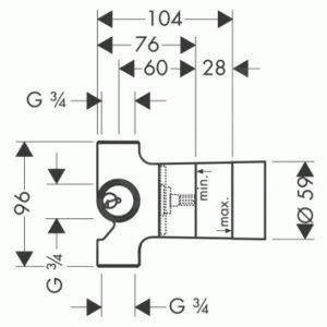 Hansgrohe Montageelemente - Grundkörper Für Trio 15984180 2 Hansgrohe Montageelemente - Grundkörper Für Trio 15984180 – Bild 2