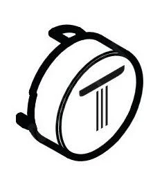 Hansgrohe Zubehör - Symbol Rain, Klein, Weiß 92572450